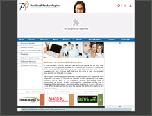 Tablet Screenshot of portlandtechnologies.net